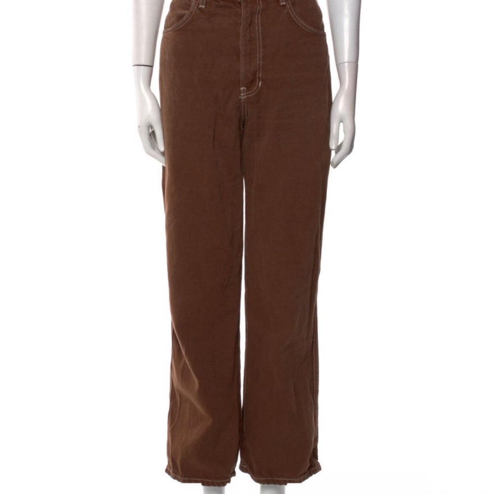 Reformation Chocolate Brown Flare Jeans